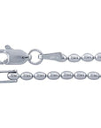 Silver 1.8mm Beaded Chain