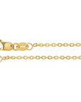 14k 1.3mm Beveled Cable Chain