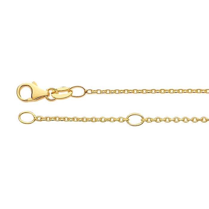 14k Adjustable Cable Chain