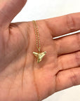 Bull Shark Necklace, 14k