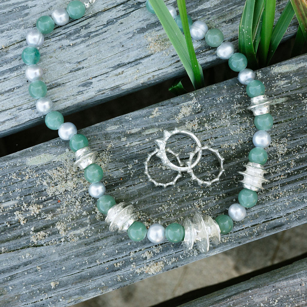 Whelk Stacking Band, Silver