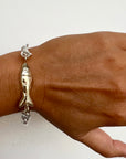 Fish Link Mariner Bracelet, Brass