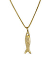 Small Fishy Charm Necklace