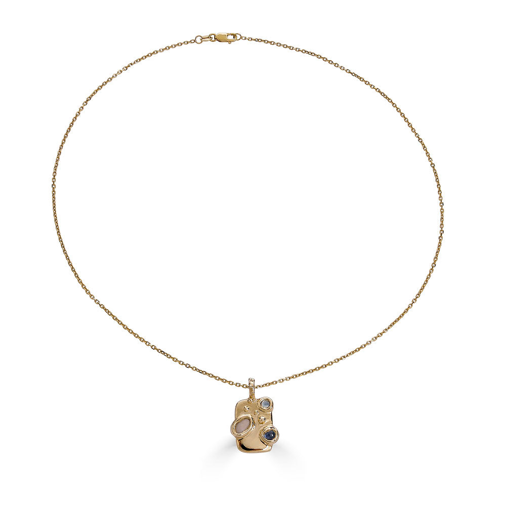 14k 1.3mm Beveled Cable Chain