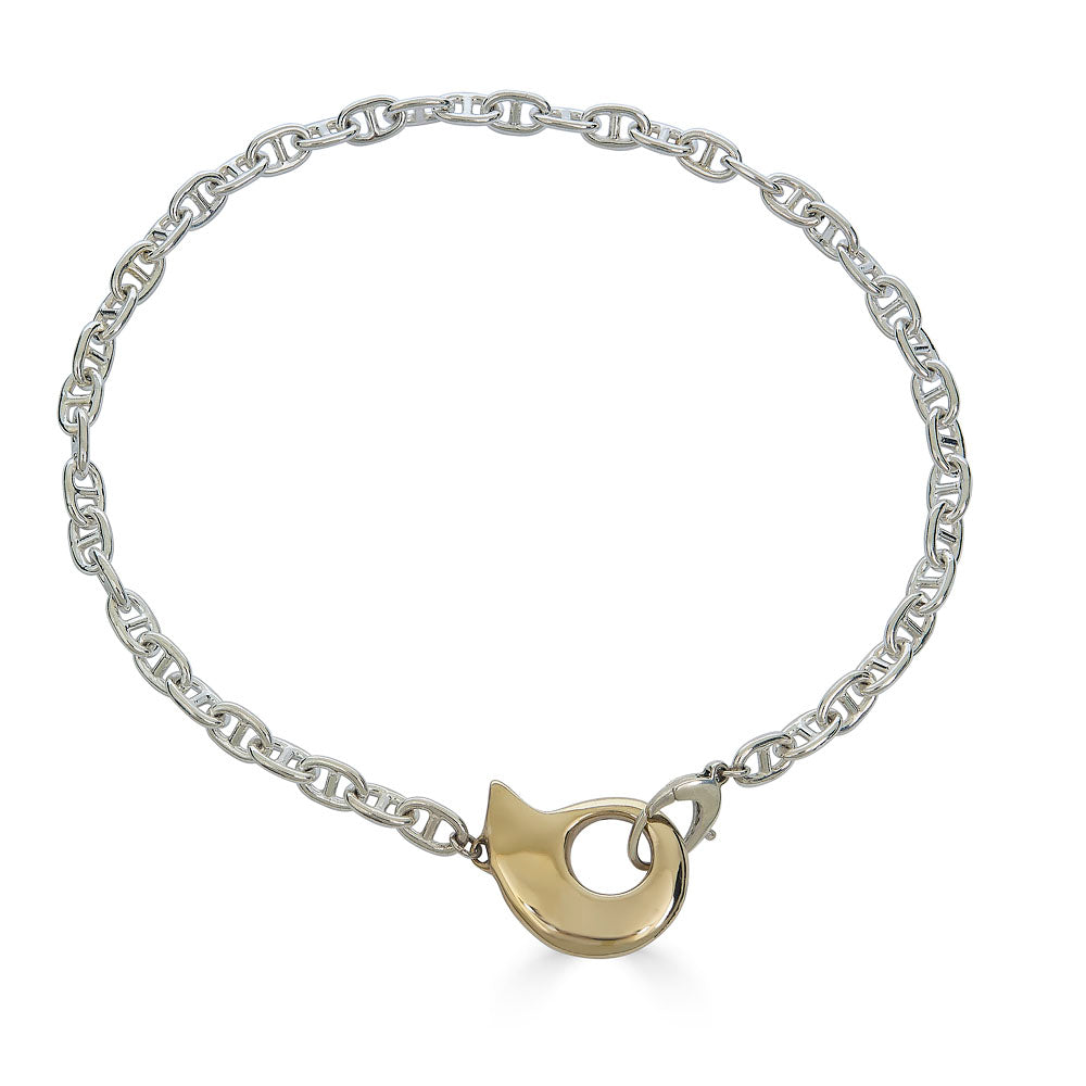 Nautilus Mariner Necklace, Brass