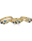 Azure Tide Ring, 14k