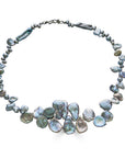 Wild Keshi Pearl Strand in Gray