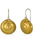 Small Moon Snail Dangles, Brass