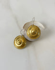 Small Moon Snail Dangles, Brass