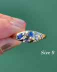 Azure Tide Ring, 14k