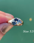 Azure Tide Ring, 14k
