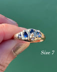 Azure Tide Ring, 14k