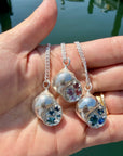 Sapphire Snail Charms