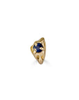 Sapphire Mix + Match Stud, 14k
