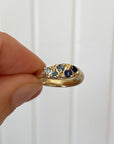 Azure Tide Ring, 14k