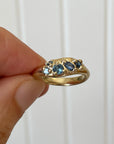 Azure Tide Ring, 14k