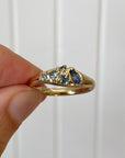 Azure Tide Ring, 14k