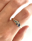 Azure Tide Ring, 14k
