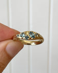 Azure Tide Ring, 14k