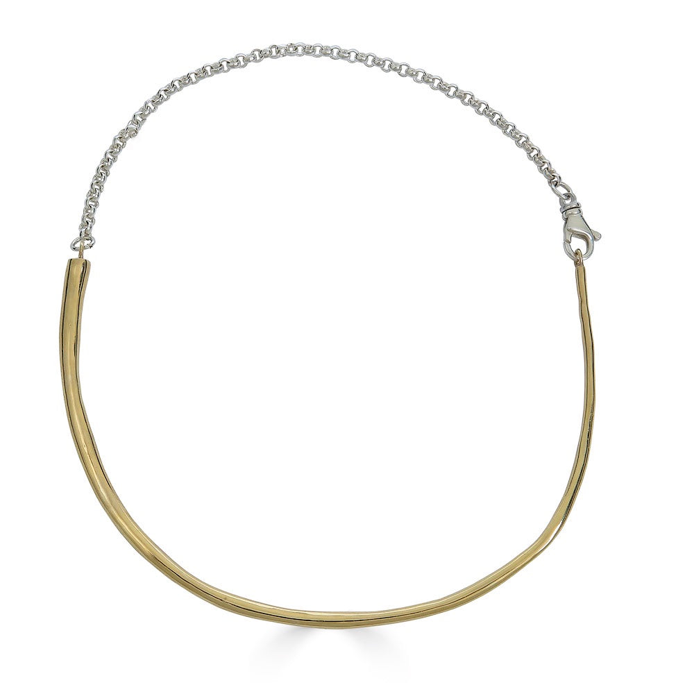 Urchin Spine Collar, Brass