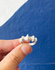 Whelk Ring, Silver