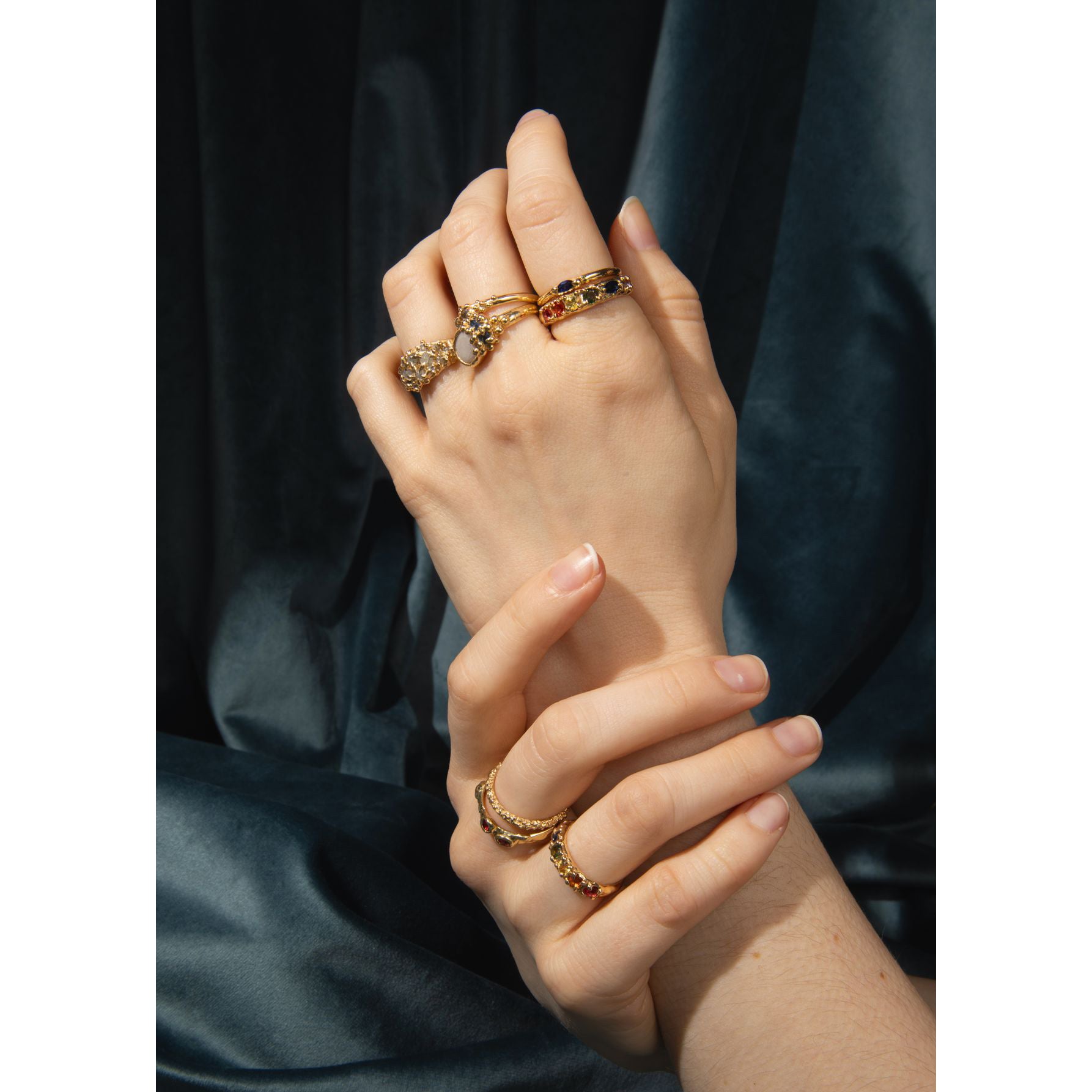 Rainbow Sapphire Ring