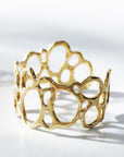 Morel Wide Cuff, Brass