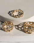 Morel Ring, 14k