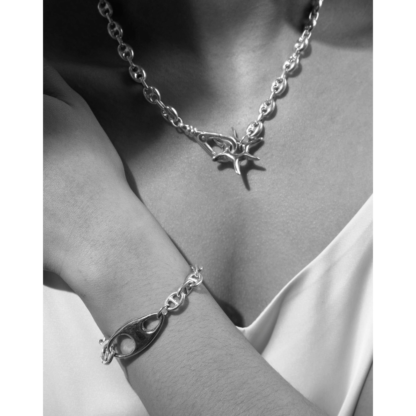 Oyster Mariner Bracelet, Silver