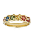 rainbow sapphire ring