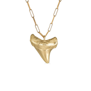 brass tooth necklace