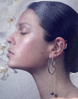 rugged hoop earrings