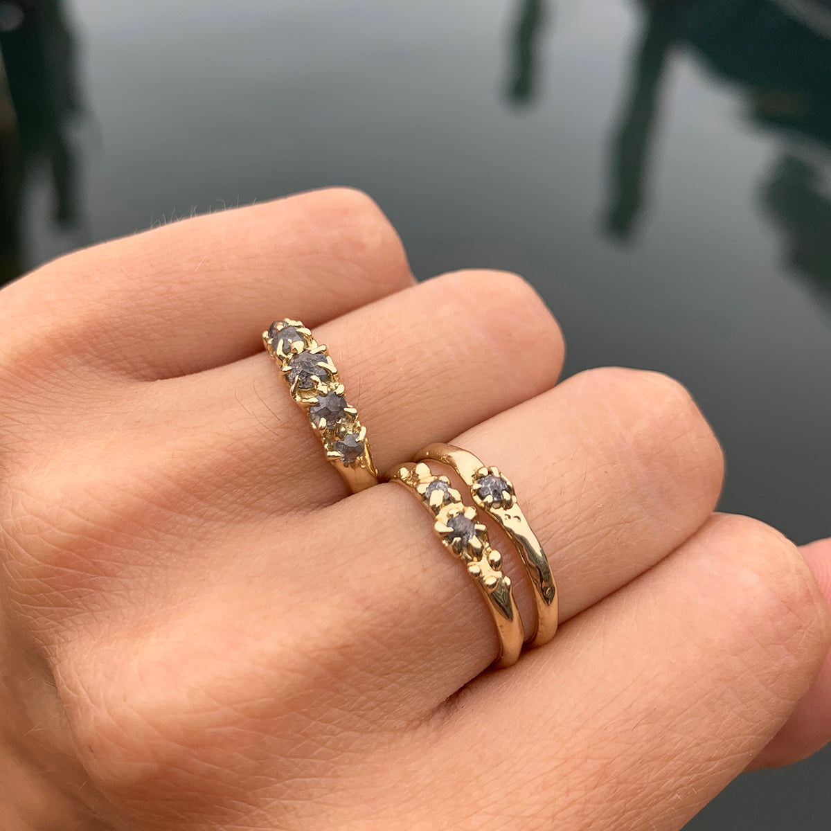 diamond stacking rings