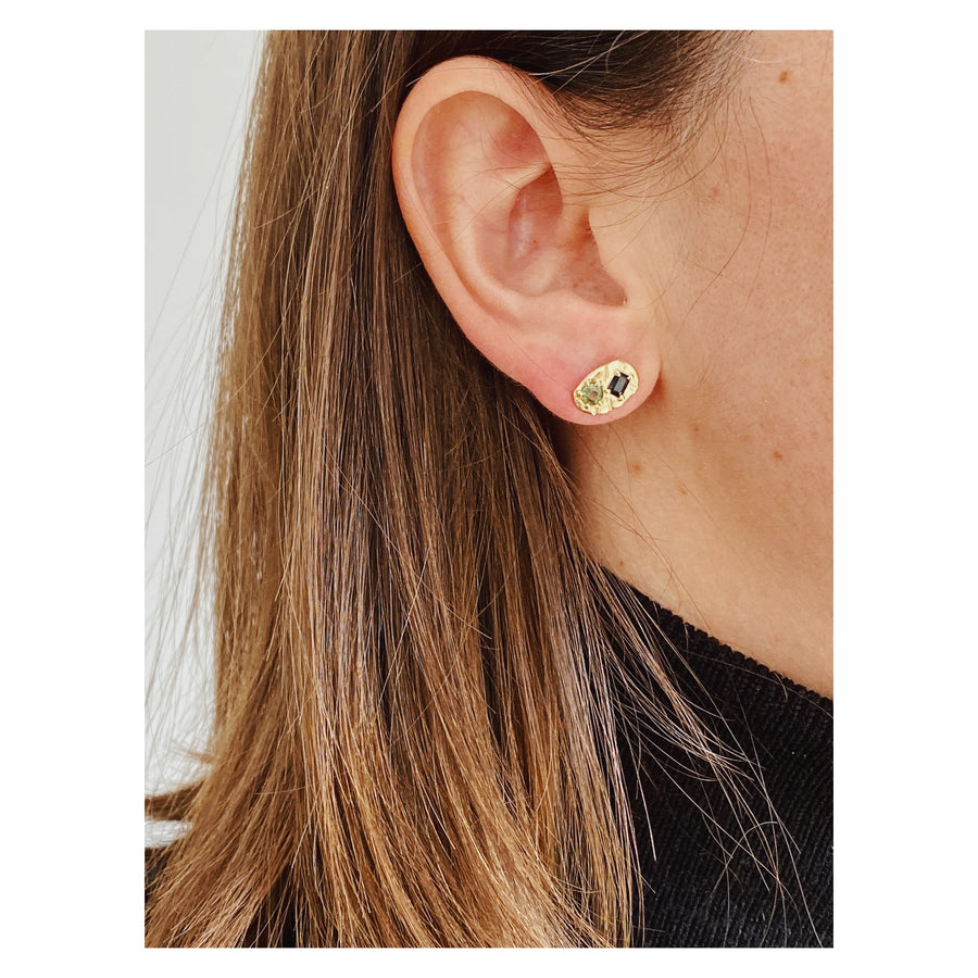 sapphire earring