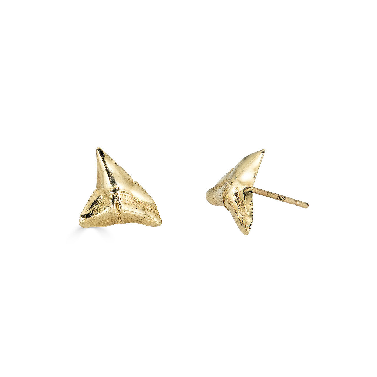Shark Attack Fake Taper Earring - 20g (1/4"), Hypoallergenic Steel Body Jewelry