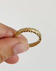 gold coral ring