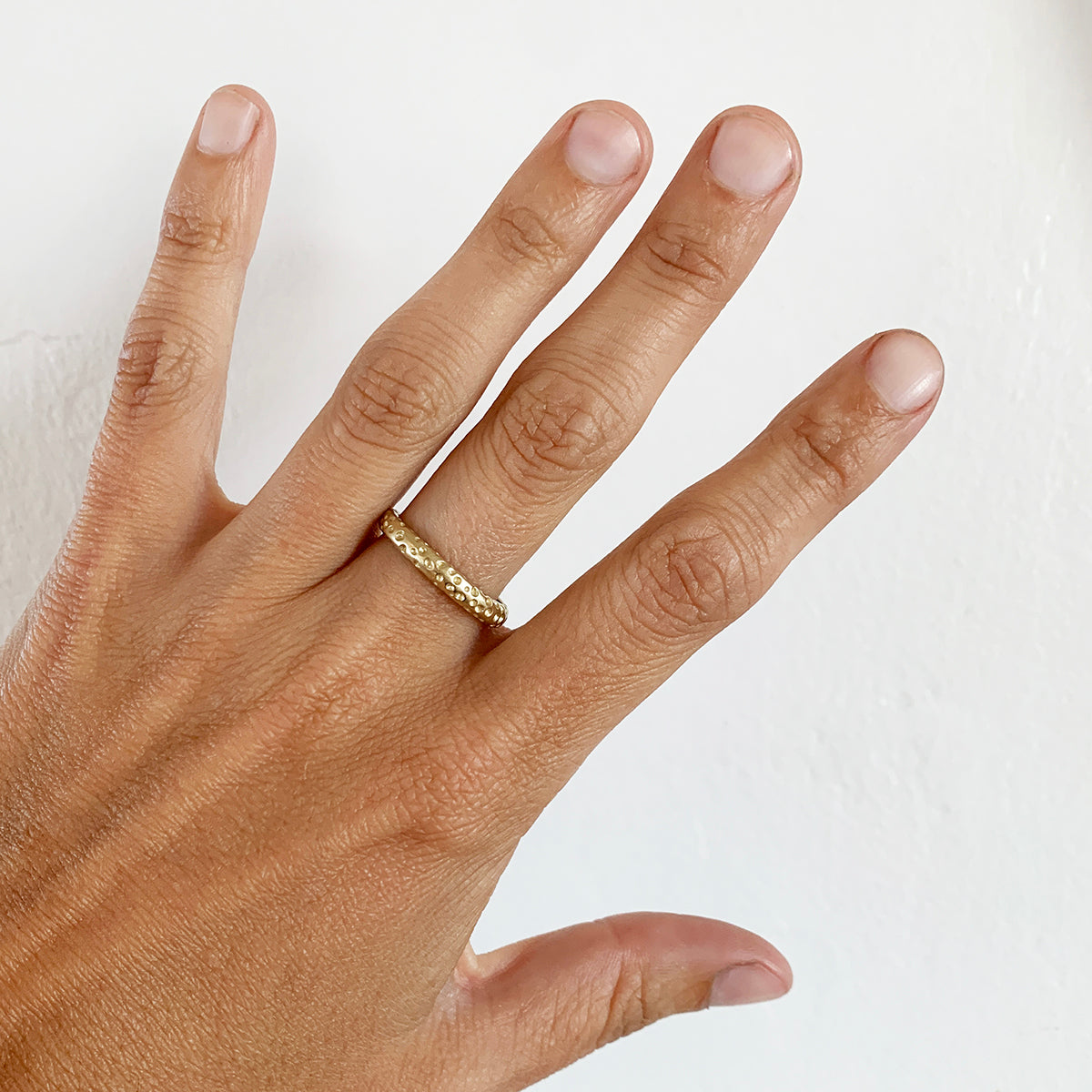 gold stacking ring