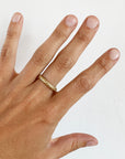 gold stacking ring