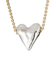 large statement heart necklace