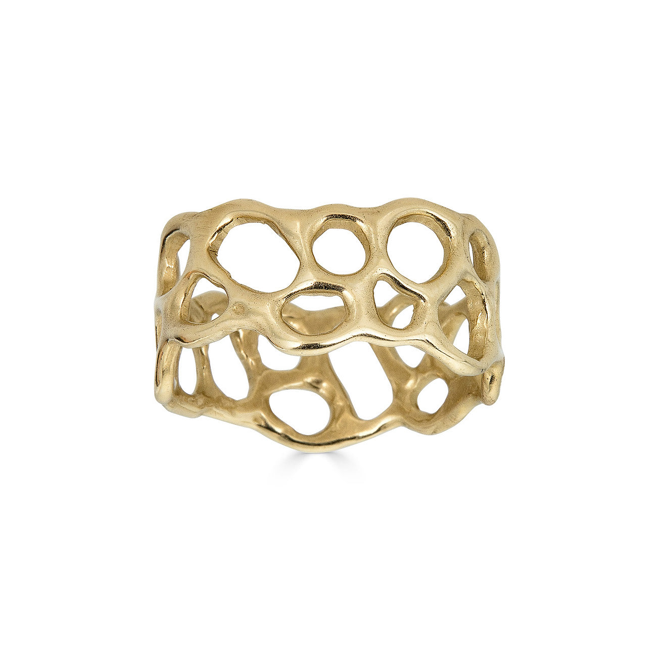 gold morel ring