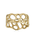 gold morel ring
