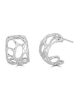 morel silver hoops
