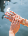 Morel Wide Cuff, Brass