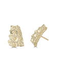 gold shell earrings