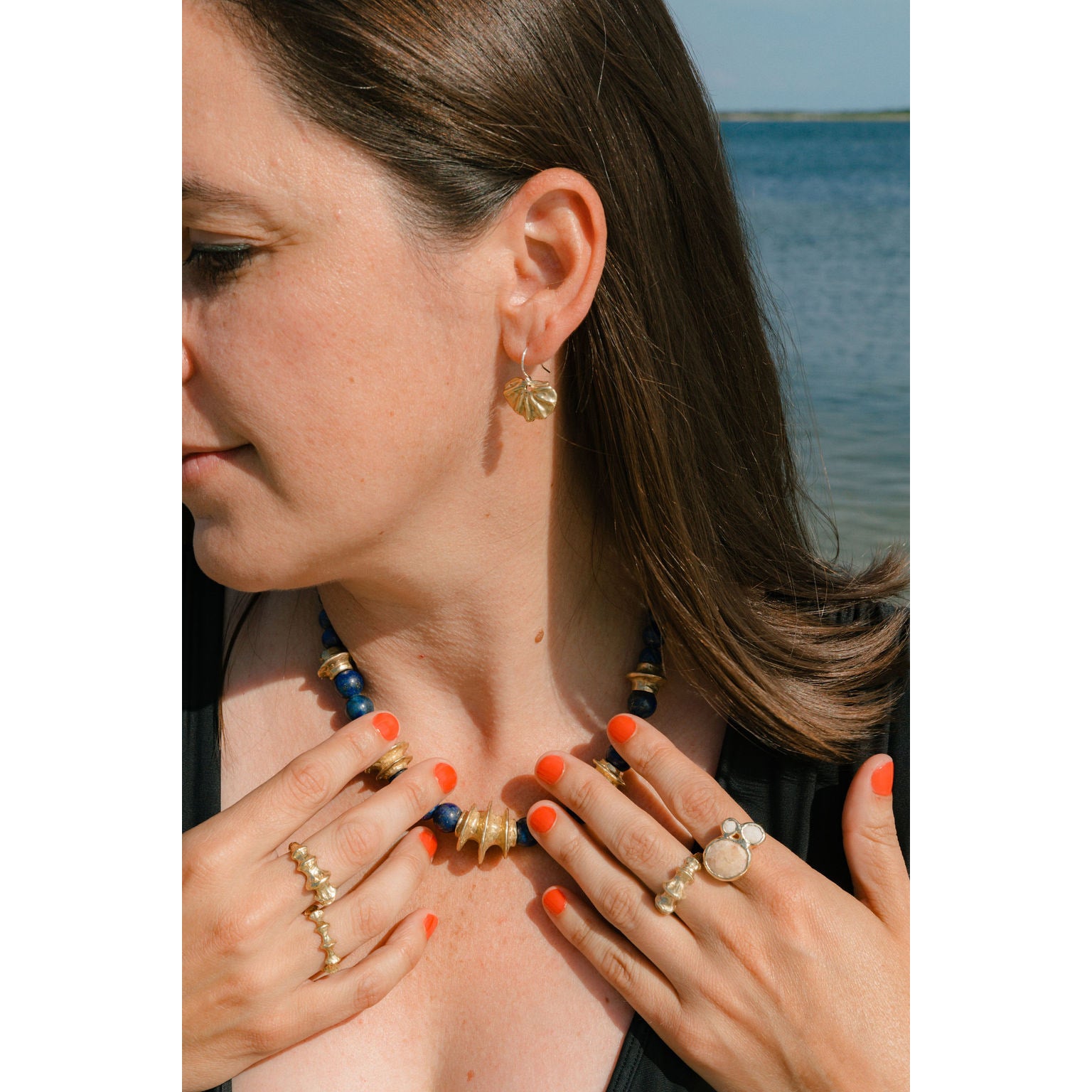 Whelk Beaded Necklace