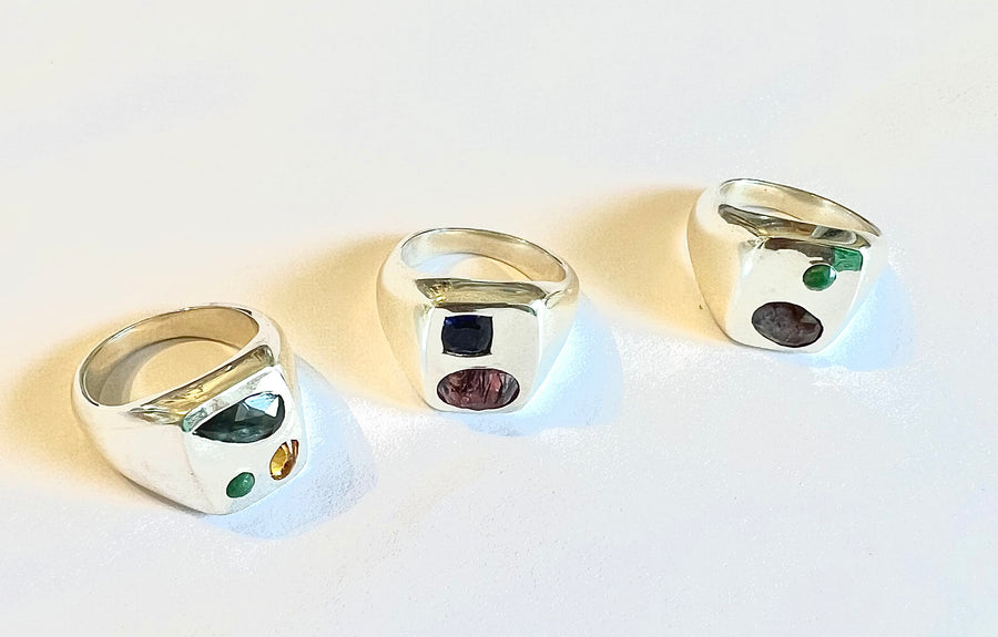 Gemstone Signet Ring