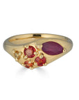 Large Crimson Tide Ring, 14k