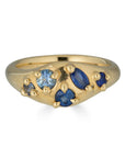 Azure Tide Ring, 14k