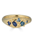 Azure Tide Ring, 14k