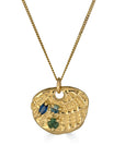 16mm Sea Impression Charm, 14k